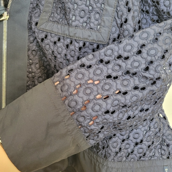 Moncler Obsidienne lace eyelet jacket NWT size 0/xs - Picture 9 of 12